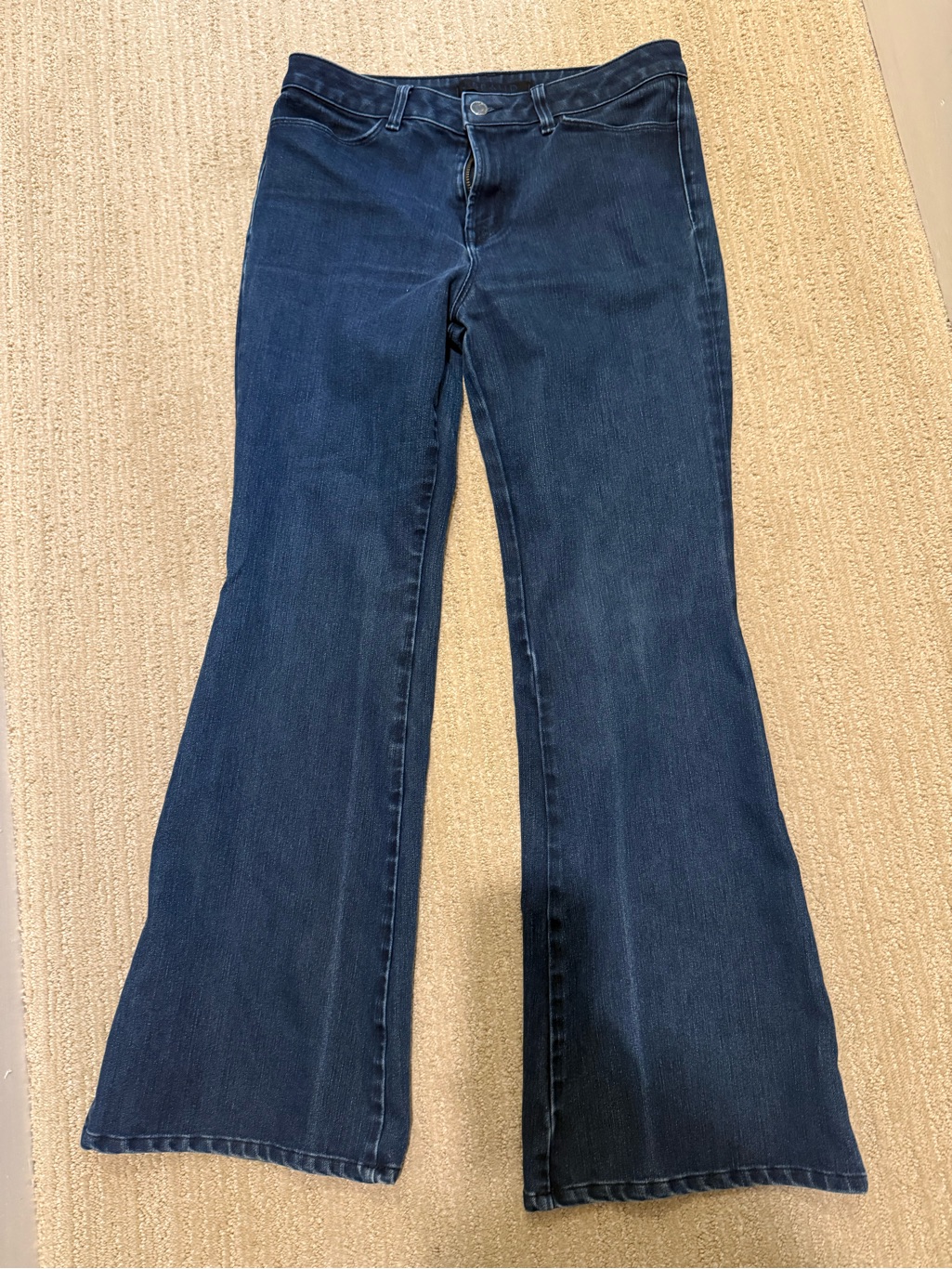 J Brand Dark Indigo Flare Jeans